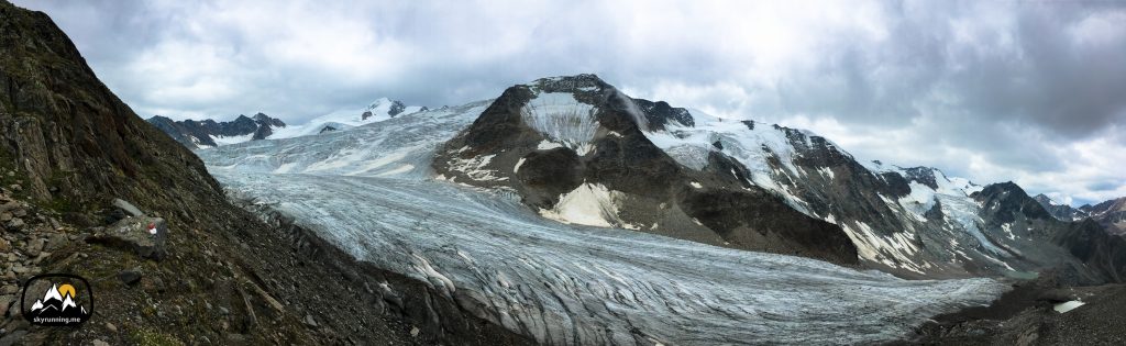 Blick auf den Gletscher vom Pitztaler Gletschersteig